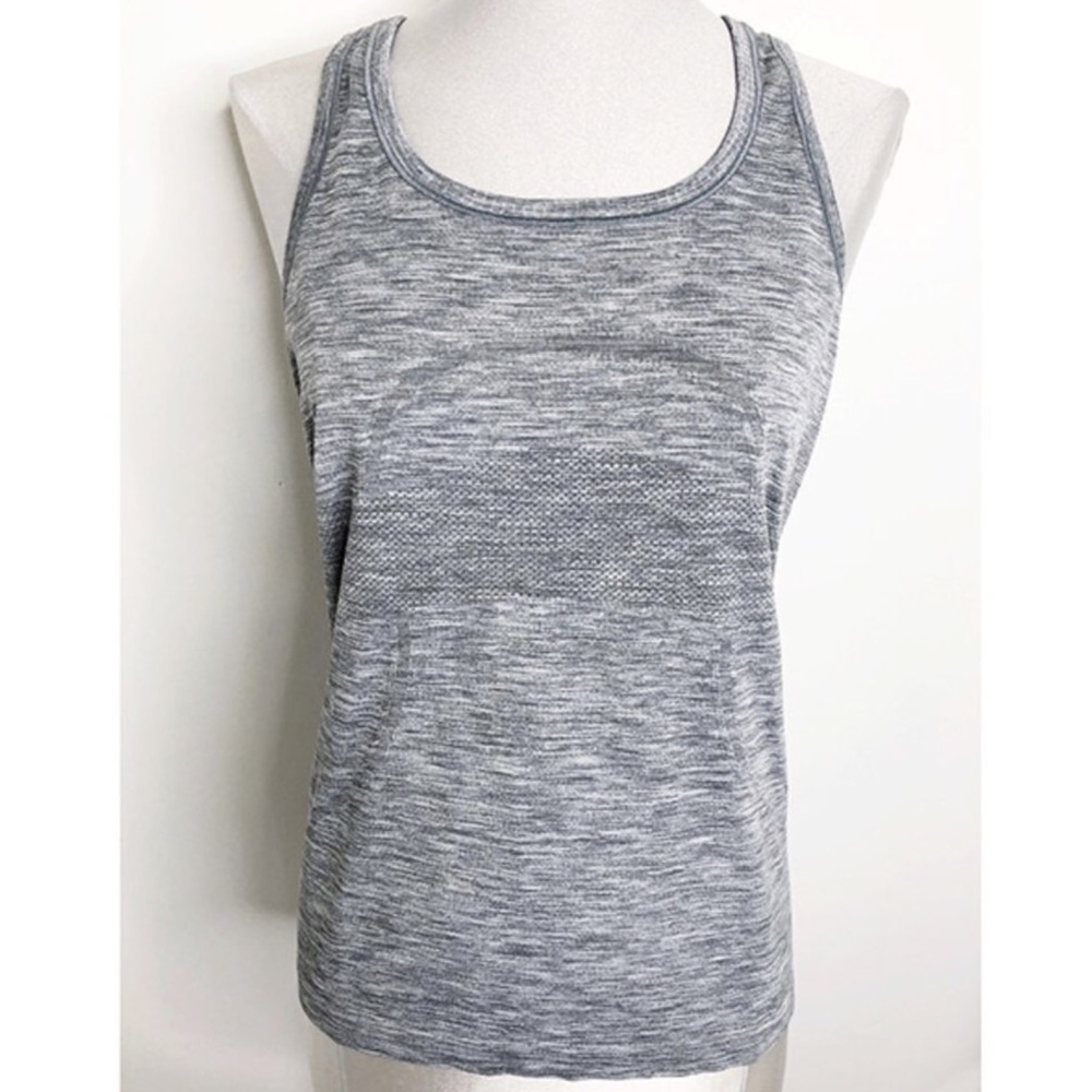 Lululemon Swiftly Tech Racerback In Slate /White 8 - image 3